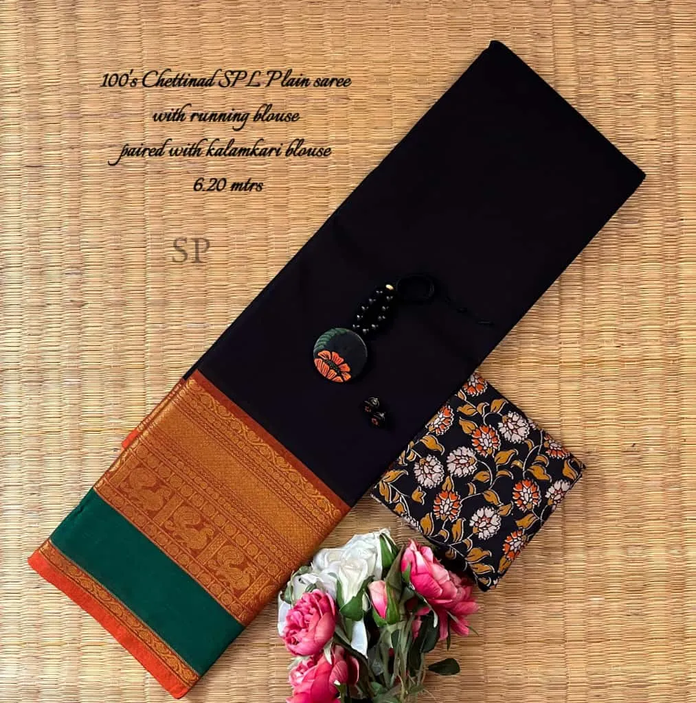 Elegant Ethnic Chettinad Cotton Saree Collection
